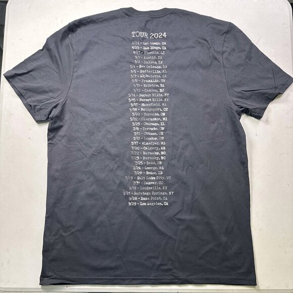 Neil Young 2024 Love Earth Tour T-Shirt Dateback Official Concert Merch - Picture 2 of 2